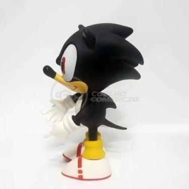 Imagem de Boneco Action Figure Sonic Preto Articulado 23cm