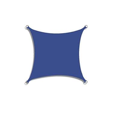 Imagem de KBREE Toldo de lona dobrável protetor solar ao ar livre e cobertura à prova d'água guarda-sol Oxford pano sombra triângulo quatro retangulares