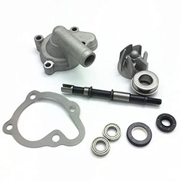 Imagem de Substituição do conjunto da bomba de água para GY6 250CC CH250 CF250 CF250 resfriado à água ATV scooter ATV capa de encaixe eixo de substituição de vedação de óleo