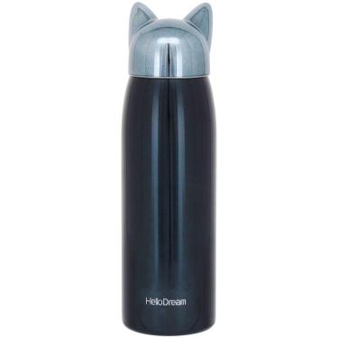 Imagem de CRUSH GARRAFA TÉRMICA 21x6x6cm 320ml INOX AZUL PAREDE DUPLA