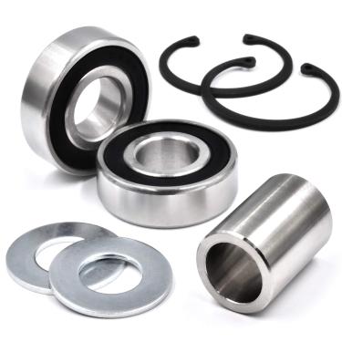 Imagem de HD Switch Kit de reconstrução de rolamentos de polia de empilhamento duplo para Cub Cadet MTD Troy-Bilt 756-3115 756-3107 756-3107A 756-3116 956-3002 756-3114 756-3069 756-3113 956 956-3 956 0-313 2 916-3020 656-3002 741-1122 736-0237