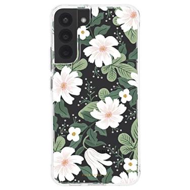Imagem de Rifle Paper Co - Capa para Samsung Galaxy S22 Plus - Proteção contra quedas de 3 m - Relevos em folha dourada - 15 cm - Salgueiro