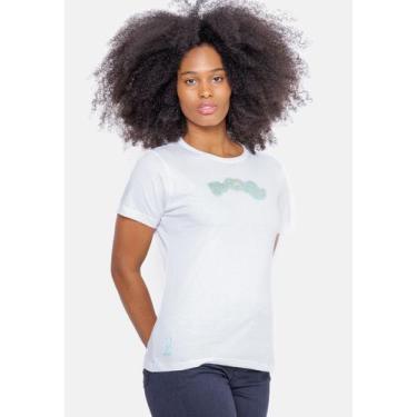 Imagem de Camiseta Ecko Feminina Shine Off White