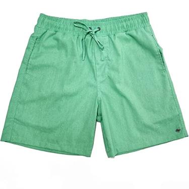Imagem de Shorts Bermuda Linho Casual Masculino Premium - Verde Pastel Tamanho:M