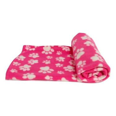 Imagem de Manta Pet Cobertor Em Soft Rosa Tamanho G Para Cães E Gatos - Nica Pet