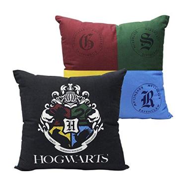 Imagem de Zona Criativa Almofada Hogwarts - Harry Potter - 40x40 cm, PRETO