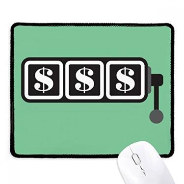 Imagem de Winning Slot Machine Estampa de ilustração Mousepad Borda costurada Tapete de borracha para jogos