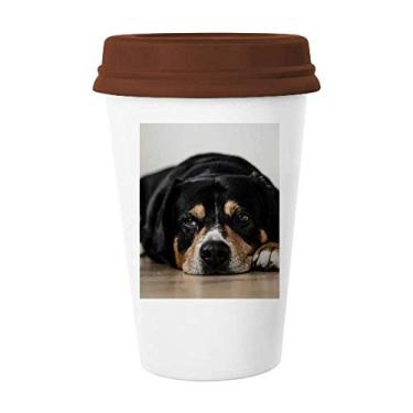 Imagem de Caneca com foto de animal de estimação para cães, caneca de cerâmica para copo de café