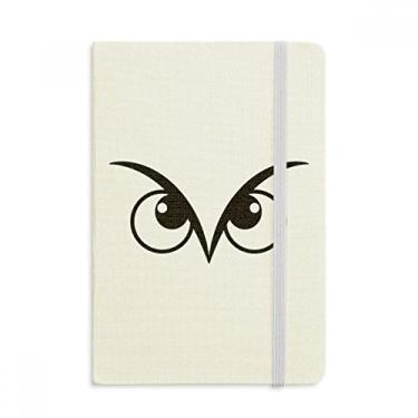 Imagem de Caderno de decoração de olhos pretos com estampa de vetor, capa dura de tecido, diário clássico