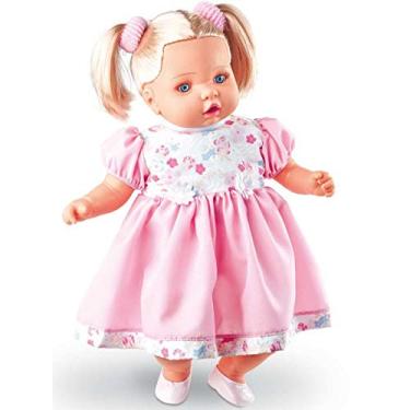 Imagem de Boneca Angelina Loira 62 Frases 48cm.