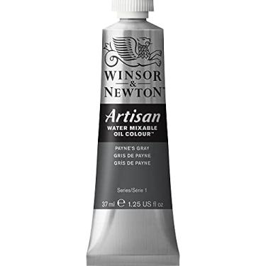 Imagem de Winsor & Newton Tinta de óleo artesanal misturável, tubo de 37 ml, cinza Paynes