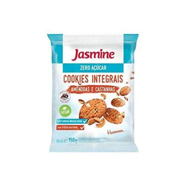 Imagem de Cookies Zero Açúcar Integrais Amêndoas E Castanhas Jasmine 150g