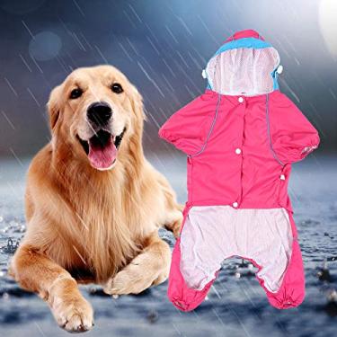Imagem de Capa de chuva para animais de estimação, capa de chuva para gatos, capa de chuva impermeável para cães, gatos, filhotes e cachorros para cães P