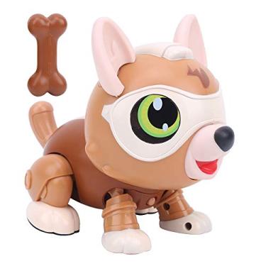 Imagem de Cachorro robótico, cachorro robótico, dançante, presentes de aniversário, meninos e meninas para crianças acima de 3 anos (Magic Pet Dog Brown [Versão acabada])