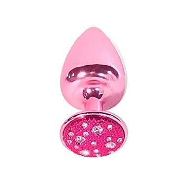 Imagem de Plug Anal M com Pedra Cravejada em Strass (Rosa)
