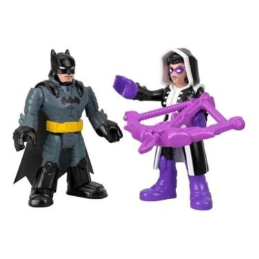 Imagem de Boneco Imaginext Batman E Huntress Mattel