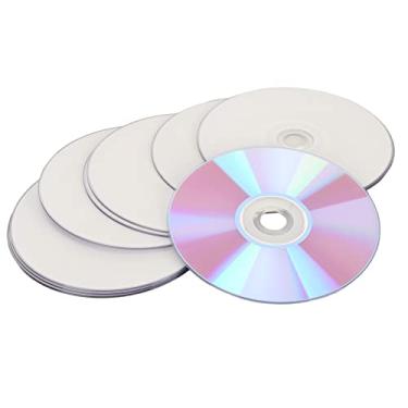 Imagem de Disco Em Branco DVD R, CDs Em Branco de Grande Capacidade de 4,7 GB, Disco de Mídia Gravável Multifuncional para PC Resistente de Alta Velocidade 16X, para Imagens de Fotos e (10 PCS)