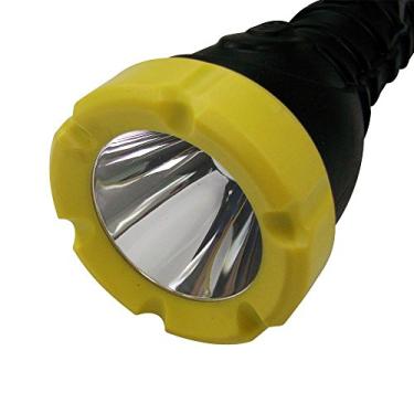 Imagem de Dorcy Lanterna LED de borracha à prova de intempéries de 180 lúmens com aderência antiderrapante e botão selado, cores sortidas (41-2968), média, preta