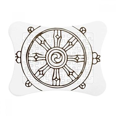 Imagem de Culture Religion Customs Leme redondo, moldura de quebra-cabeça, decoração de quadros, ornamento de jogos