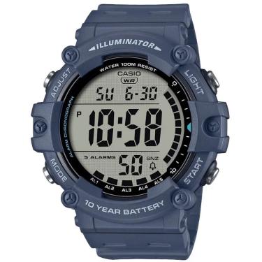 Imagem de Relógio CASIO masculino digital azul AE-1500WH-2AVDF