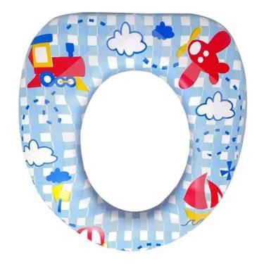 Imagem de Assento Infantil Decorado Trem Redutor para Vaso Oval 