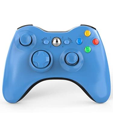 Imagem de Wireless Controller for Xbox 360, Astarry 2.4GHZ Game Controller Gamepad Joystick for Xbox & Slim 360 PC Windows 7, 8, 10(Blue)