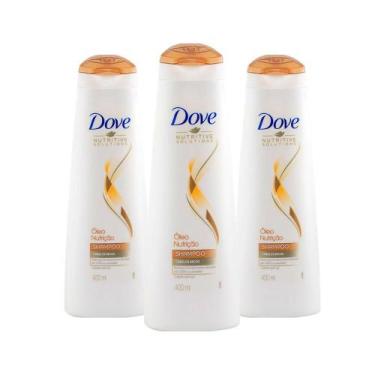Imagem de Kit Com 3 Shampoo Dove Óleo Nutrição Profunda 400ml