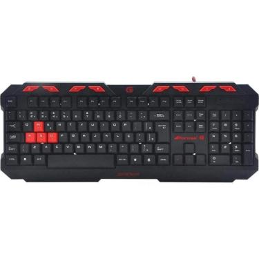 Imagem de Teclado Gamer Fortrek Spider Gk706 Abnt2 - Preto/vermelho