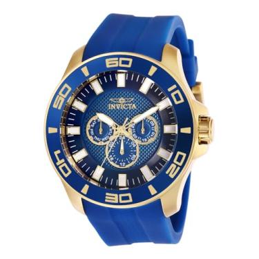 Imagem de Invicta Relógio masculino Pro Diver, quartzo, azul, 28002, Azul, Mergulhador