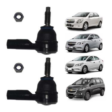 Imagem de Par Terminal Direção Dianteiro Direito+ Esquerdo Chevrolet Cobalt 2011 A 2016 Nakata