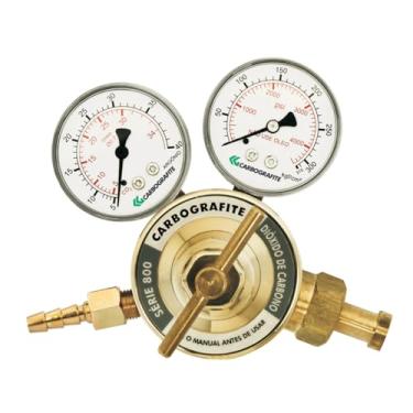Imagem de Regulador de Pressão Carbografite Série 800 Cilindro CO2
