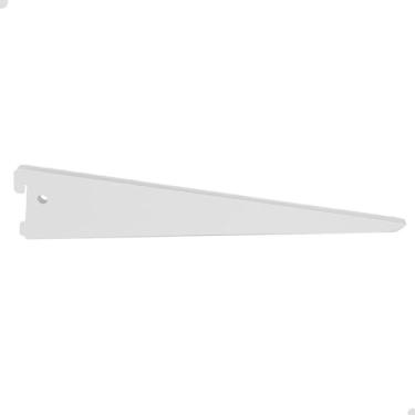 Imagem de Suporte Duplo De Prateleira Encaixe Para Trilho Cremalheira Rasgo Duplo - ÁGUIA SPV (BRANCO, 47cm)