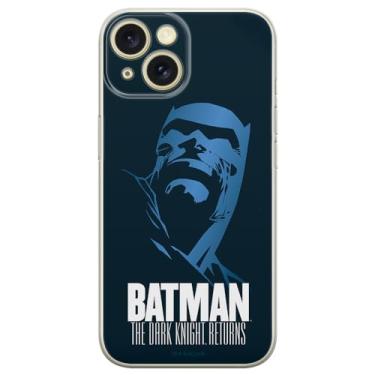 Imagem de ERT GROUP Capa de celular para iPhone 15 Plus original e oficialmente licenciada DC padrão Batman 034 perfeitamente adaptada à forma do celular, capa feita de TPU