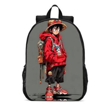 Imagem de Mochila Escolar Infanto Juvenil Anime One Piece Novidades 0091-Unissex