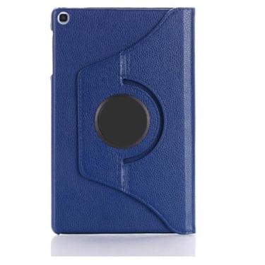 Imagem de Capa Case PREMIUM Giratoria para novo Ipad 7/8/9 10.2-10.5 Fechamento Magnético (Azul Marinho)