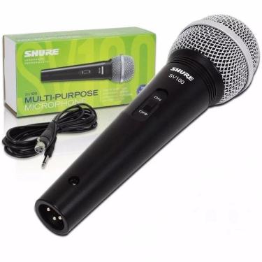 Imagem de Microfone Mão Shure Sv100 Com Cabo