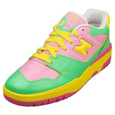 Imagem de New Balance Tênis masculino 550, Rosa/folha de palmeira/raspas de limão, 10.5