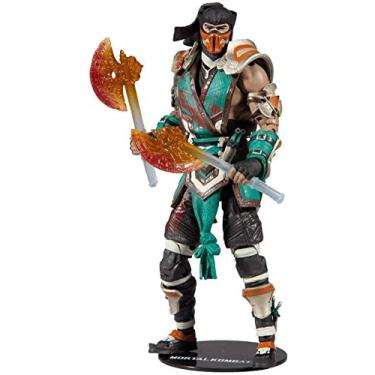 Imagem de McFarlane Toys Boneco Mortal Kombat Sub Zero Bloody Frozen Over Skin 18 cm, multicolorido