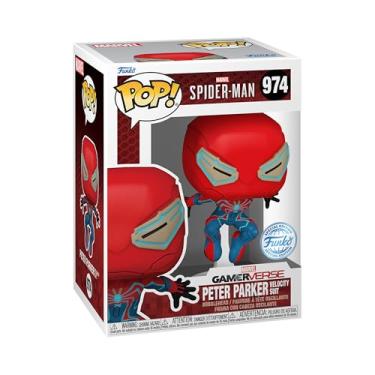 Imagem de Funko Homem-Aranha 2 Peter Parker Velocity Suit Marvel Gamerverse Pop! Boneco de vinil #974 - Entertainment Earth Exclusive - Edição Limitada Exclusiva - Inspirado no Videogame Marvel's Spider-Man 2