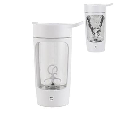 Imagem de Coqueteleira elétrica de proteína, | Tritan | Livre de BPA| Garrafas de liquidificador 623 g Recarregável Vortex Misturador Portátil, Copo de Agitação Automática, Caneca de Mistura Automática para