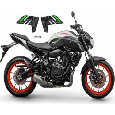 Imagem de Adesivo Protetor Lateral Tanque Yamaha MT 07 Kit 10 - Resitank