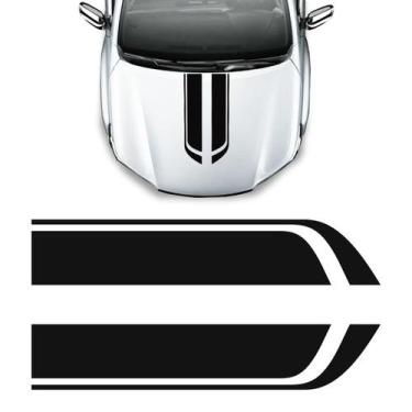 Imagem de Adesivo Do Capô Faixa Carro Tuning Personalizado Universal - SPORTINOX