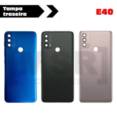 Imagem de Tampa traseira ORIGINAL celular MOTOROLA modelo E40, AZUL