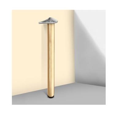 Imagem de Bar Table Legs, Dining Table Frames, Office Desk Legs, Conference Table Legs, Stable Load-Bearing, Thickened Steel Pipes, Not Easy To Shake(4ps)(Gold)