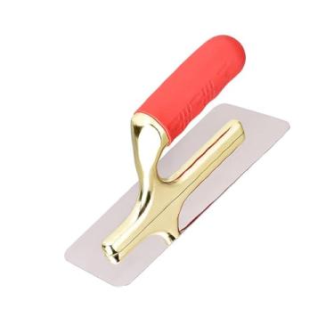 Imagem de Gralara Colher de pedreiro para drywall, Colher de pedreiro para acabamento de gesso, Massa de cimento, Construção de paredes, Colher de pedreiro para, 20cmx7cm