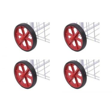 Imagem de Kit C/4 - Roda Para Carrinho De Feira - KAORI