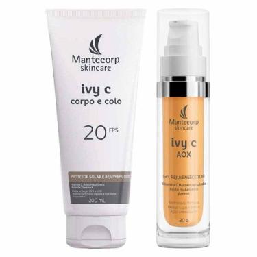 Imagem de Mantecorp IVY C Corpo e Colo e Ivy C Aox Kit - Sérum + Gel Rejuvenesce