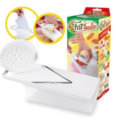 Imagem de Fatiador de Tomate e Legumes com Recipiente e Lãmina Inox Keita