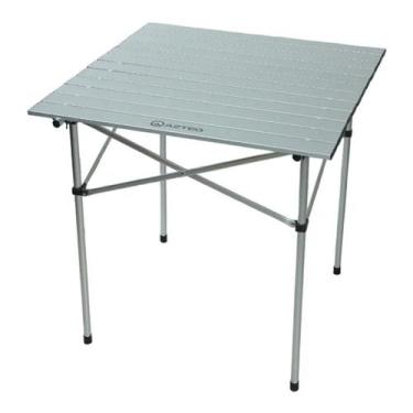 Imagem de Mesa Dobrável Iztac Em Alumínio 70X70Cm Prata teq Nautika