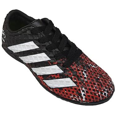 Imagem de Chuteira Infantil Futsal Tênis Futebol de Salão Runway Preto Cor:Preto;Tamanho:27